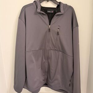 Swiss Tech Black and Gray Fleece Jacket